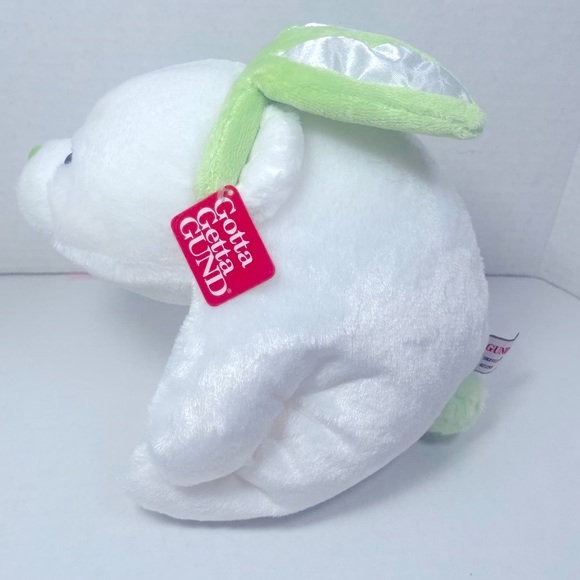 BNWT GUND SNUFFLES 4033518 w GREEN BUNNY EARS PRISTINE 10” - Picture 4 of 11